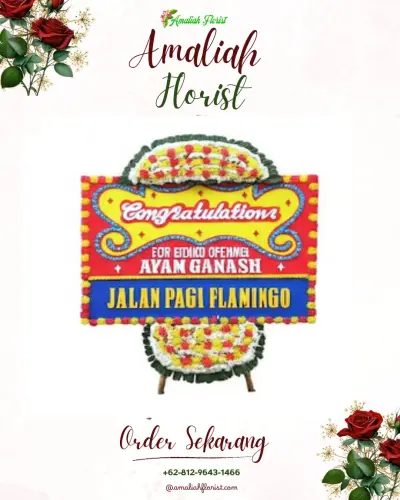 Bunga Papan Congratulation di Bagus Kuning